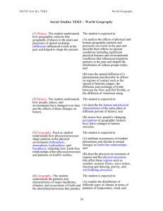 World Geography - Dumas Independent School District