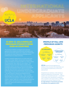 International Undergraduate Applicants