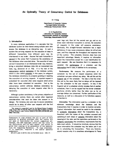 An Optimality Theory of Concurrency Control for Databases