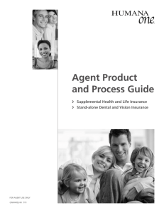 Agent Product and Process Guide - American Insurance Organization