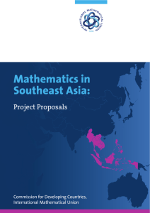 Mathematics in Southeast Asia - International Mathematical Union