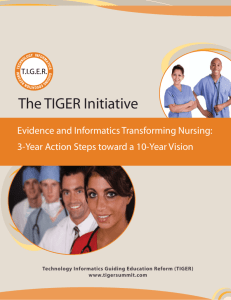 The TIGER Initiative - American Association of Colleges of Nursing