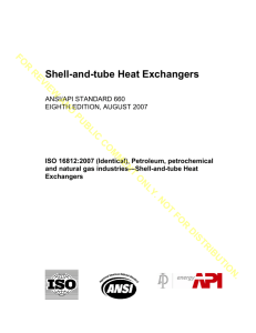 Shell-and-tube Heat Exchangers
