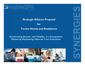 Strategic Alliance Proposal for Twelve Hotels and