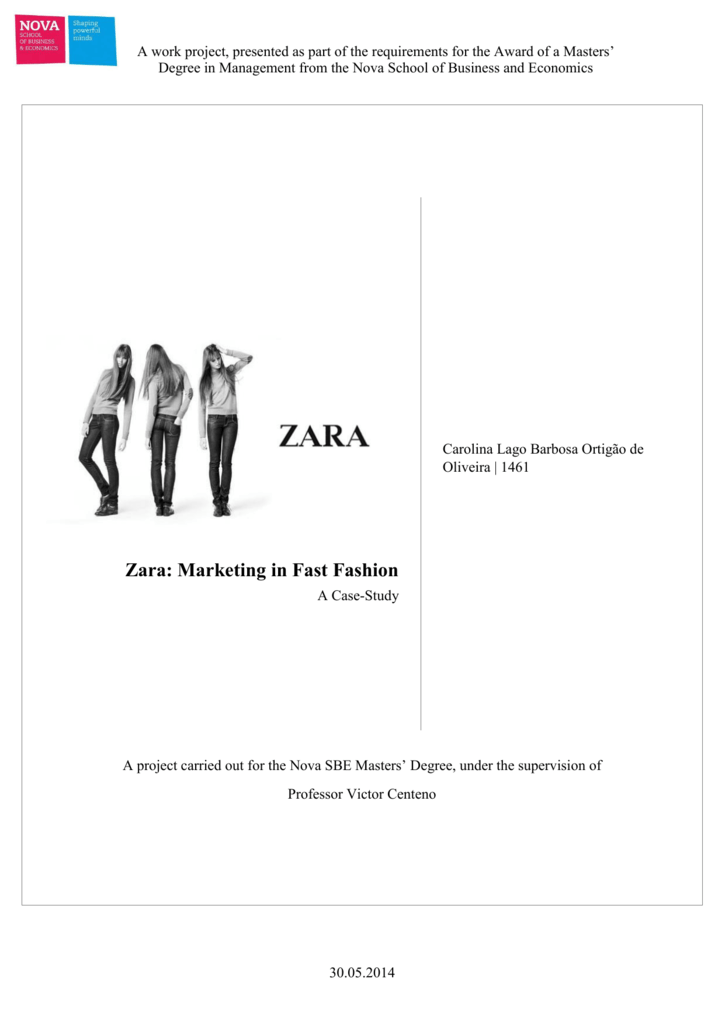 zara case study harvard