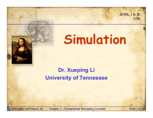 Fundamental Simulation Concepts