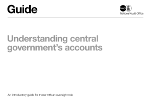 Guide to understanding central government's accounts