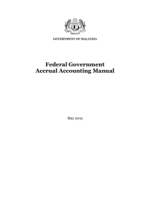 Federal Government Accrual Accounting Manual