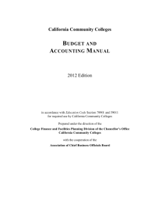budget and accounting manual