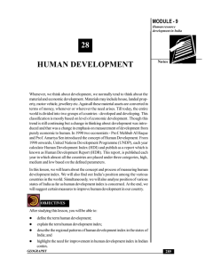 Lesson 28. Human Development
