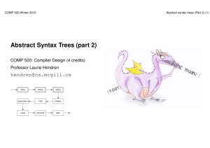 Abstract Syntax Trees (part 2)