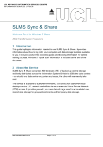 SLMS Sync & Share