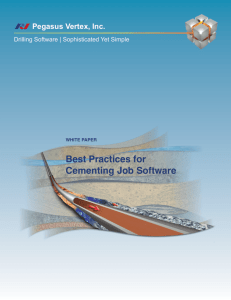Best Practices for Cementing Job Software