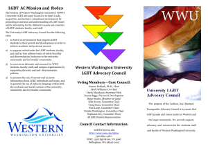 LGBTAC Brochure - Western Washington University