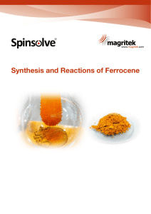 Synthesis and Reactions of Ferrocene
