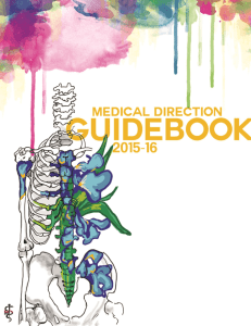2015-16 Guidebook! - Medical Direction