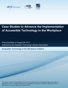 Case Studies to Advance Implementation of