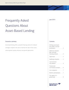 Asset-Based Lending FAQs - Bank of America Merrill Lynch