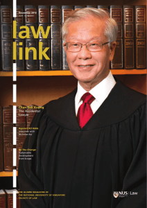 Chan Sek Keong The Accidental Lawyer - NUS