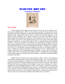 realism in madame bovary examples Romanticism vs. Realism in gustav flaubert's madame bovary by paul.