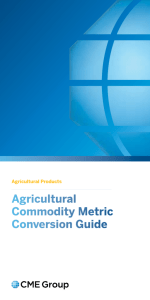 Commodity Metric Conversion Guide