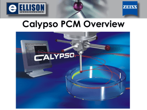 Calypso PCM Overview - Ellison Technologies