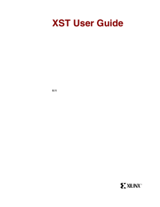 Xilinx XST User Guide
