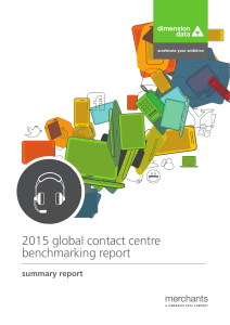 2015 global contact centre benchmarking report