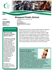 Sheppard Public School - Toronto District School Board