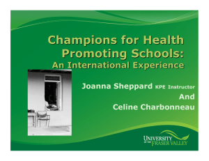 Joanna Sheppard KPE Instructor And Celine Charbonneau