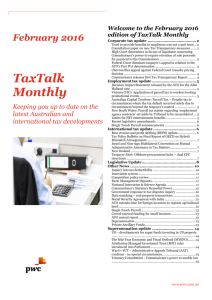 TaxTalk Monthly