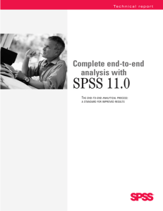 SPSS 11.0