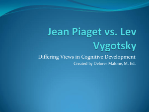 Jean Piaget vs. Lev Vygotsky