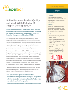 Dupont Reduces IT Integration Time by 40%