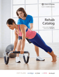 Rehab Catalog - Leisure Concepts Australia