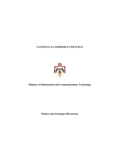NATIONAL E-COMMERCE STRATEGY Ministry of