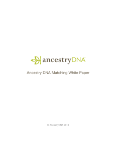 DNA Matching White Paper