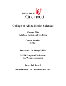 College of Allied Health Sciences