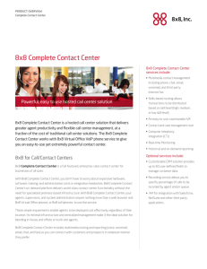 8x8 Complete Contact Center