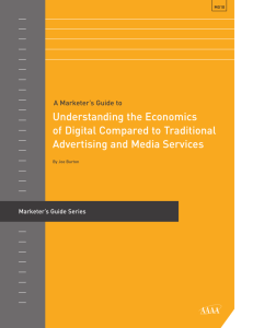 Understanding the Economics of Digital Compared to Traditional