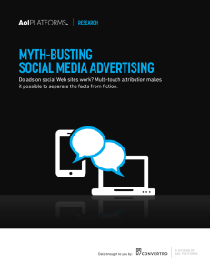 myth-busting social media advertising