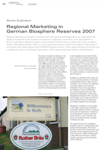 Regional Marketing in German Biosphere Reserves 00