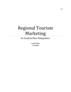 Regional Tourism Marketing - Plymouth State University