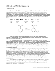 nitration of methyl benzoate lab report conclusion