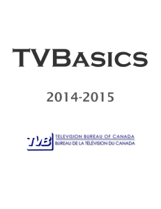 TVBasics - Television Bureau of Canada