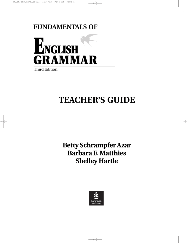Worksheet Azar Basic English Grammar Chart 8 6 Answers