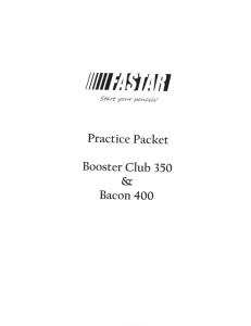FASTAR Practice Packets