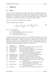 2. POROSITY 2.1 Theory