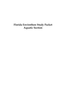 Aquatic Study Guide - Florida Envirothon