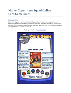 Marvel Super Hero Squad Online Card Game Rules